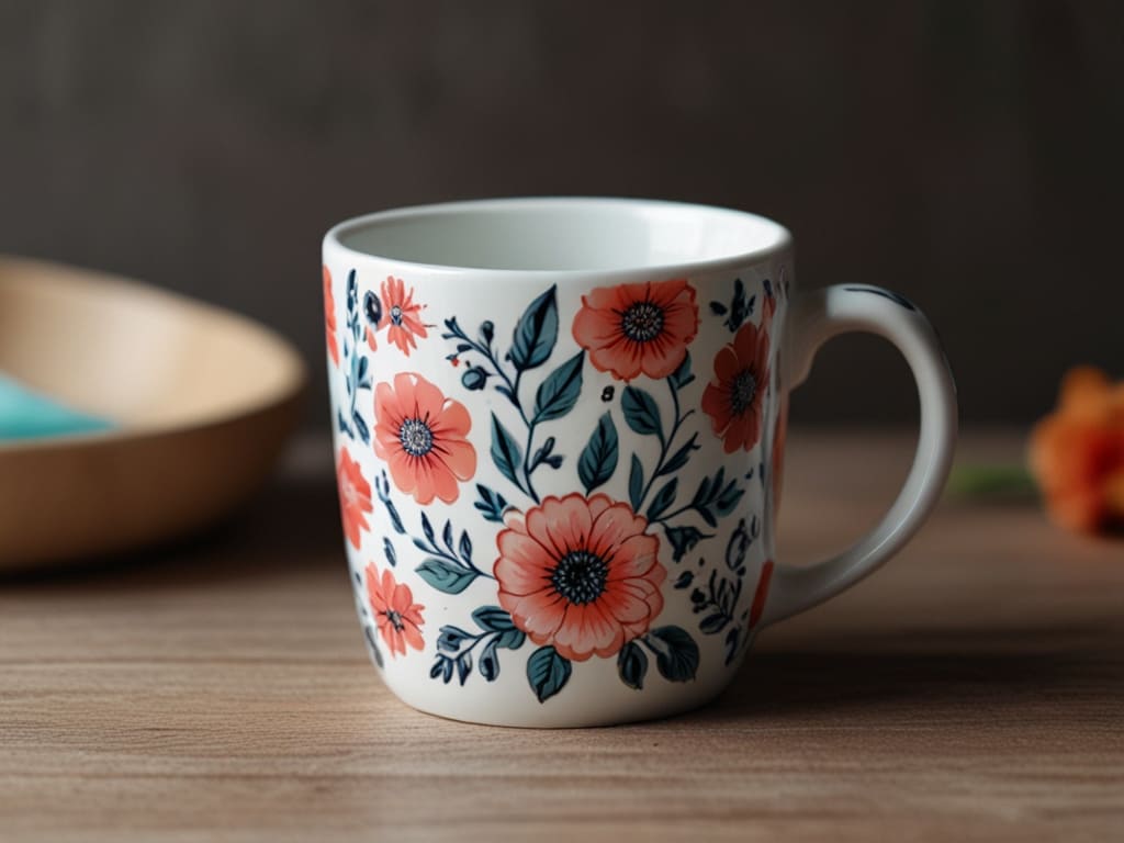 Charming Floral Mug